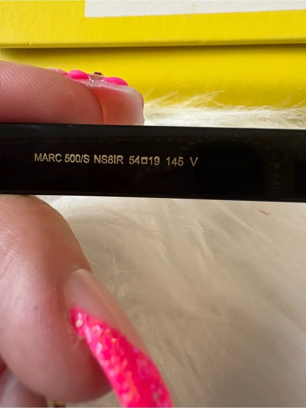 Marc Jacobs Black Women's Sunglasses - Rounded Frame with Dark Lenses